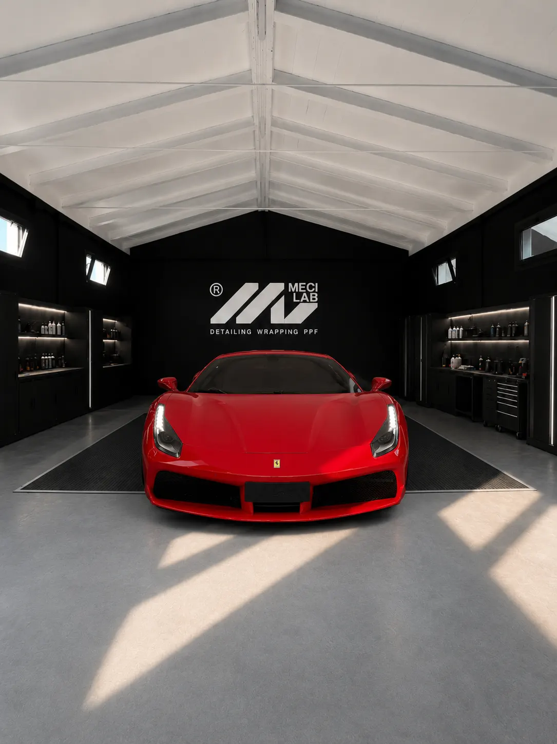 Ferrari 488 GTB lavorata da MECI LAB