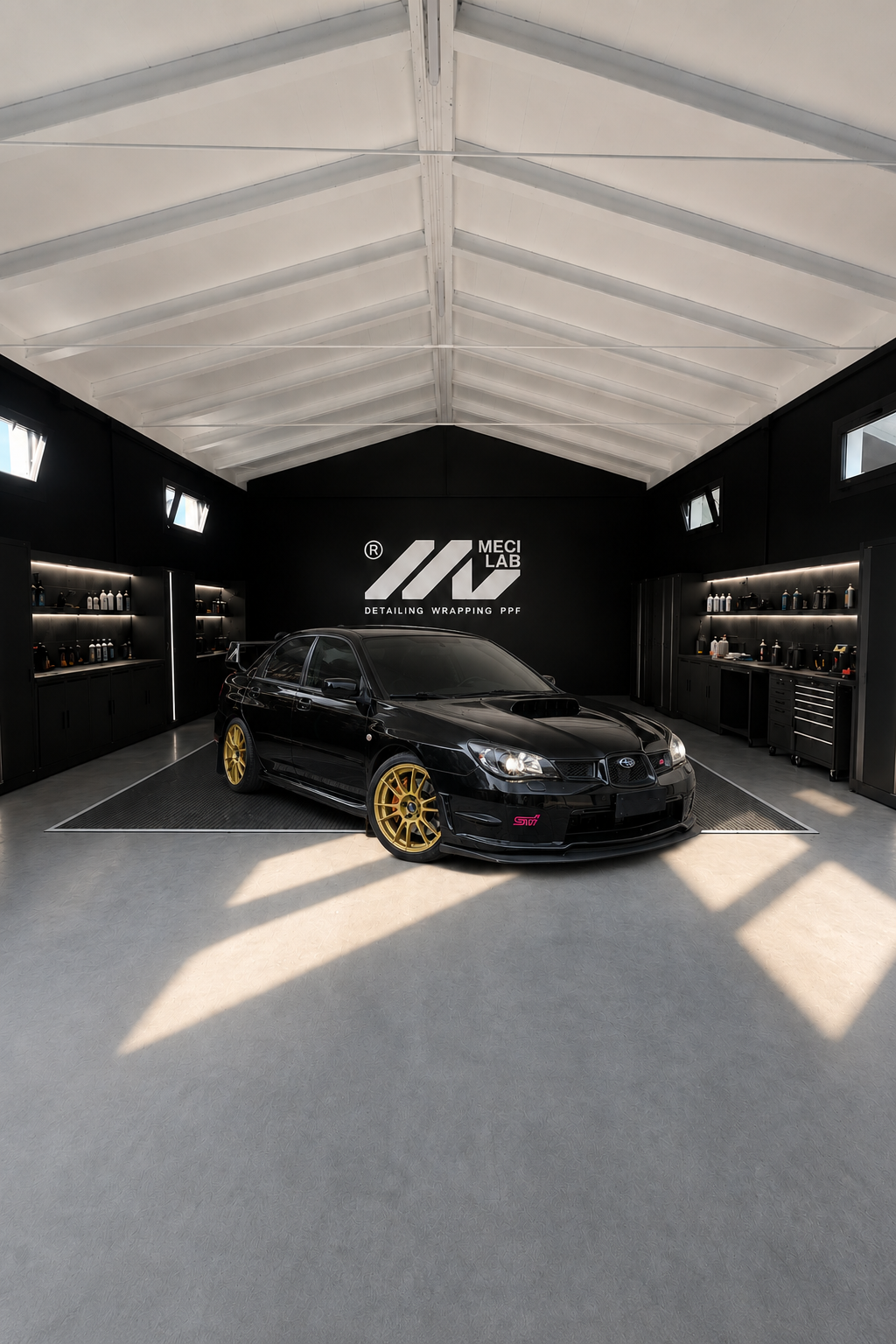 Subaru Impreza STI lavorata da MECI LAB