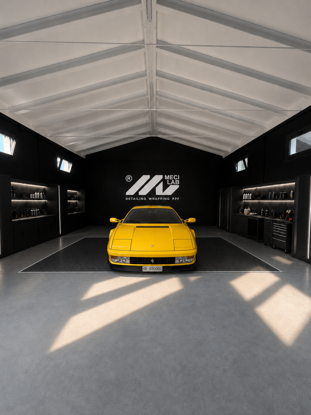 Ferrari Testarossa lavorata da MECI LAB